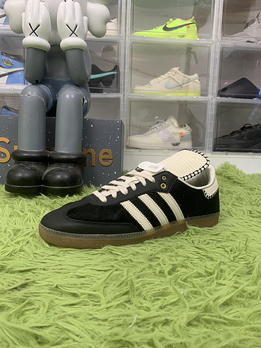 adidas Samba Pony Tonal Wales Bonner Core Black —— IE0580