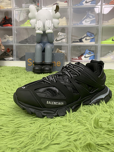 OK batch Balenciaga Track Mesh Nylon Black (LED) 542023 W1GB1 1000