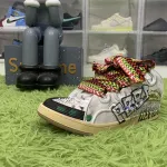 Lanvin Curb Sneaker Graffiti FW-SKDK02-STUD-P22-00M2