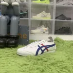 Onitsuka Tiger Mexico 66 White Blue Red Metallic Gold