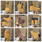 Timberland's classic yellow boots