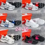 N1ike White and Silver Running Shoes