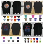 Rhude Saint Barts Black Short Sleeve T-Shirt