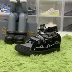 Lanvin Curb Mid Top Sneakers For Womens Black