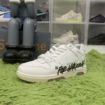 Off-White Out Of Office ''For Walking'' White Black—— OMIA189C99