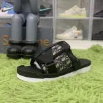 Dior Alpha Oblique Slippers Black