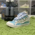 Lanvin Men's Curb Low Blue