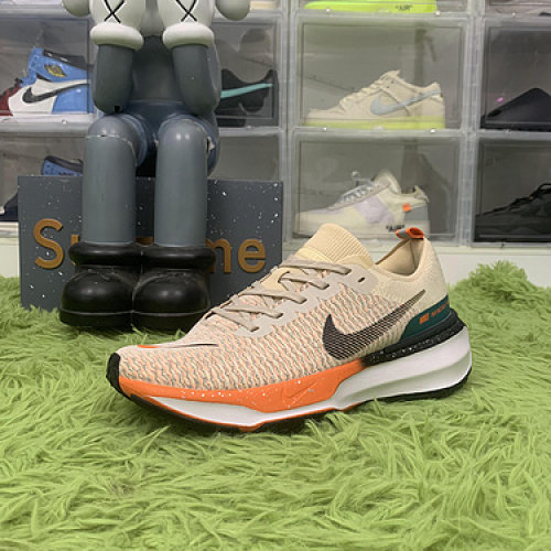 Nike ZoomX Invincible Run 3 Oatmeal Safety Orange-FQ8720-140