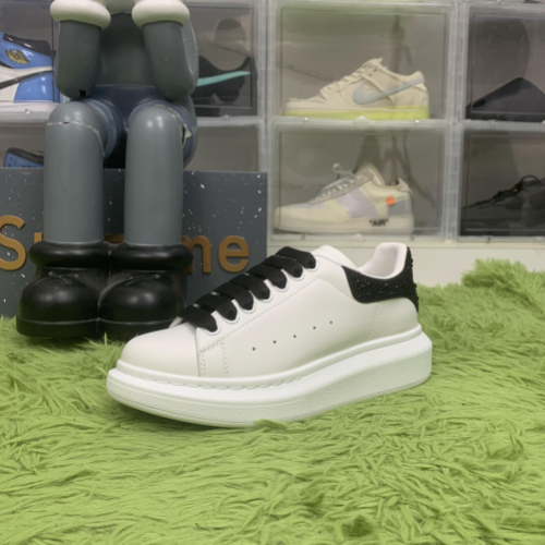 Al*xander M*Queen Oversized Sneaker 'White Black Crystal'