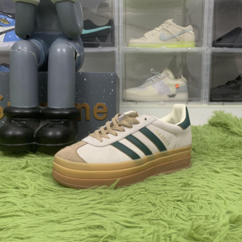 adidas Gazelle Bold Magic Beige Collegiate Green