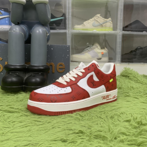 Louis Vuitton X Air Force 1 Red