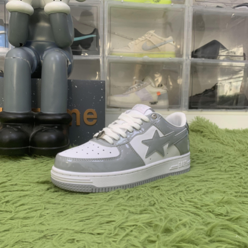  Bape Bapesta #5 'Light Grey