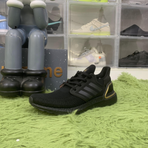 adidas Ultra Boost 20 Core Black Gold Metallic