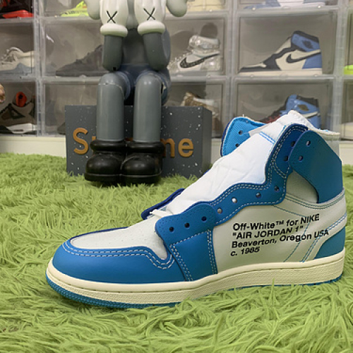 LJR Batch Jordan 1 Retro High Off-White University Blue AQ0818 148