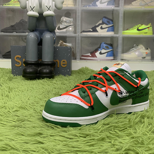 Og batch Nike Dunk Low Off-White Pine Green CT0856 100