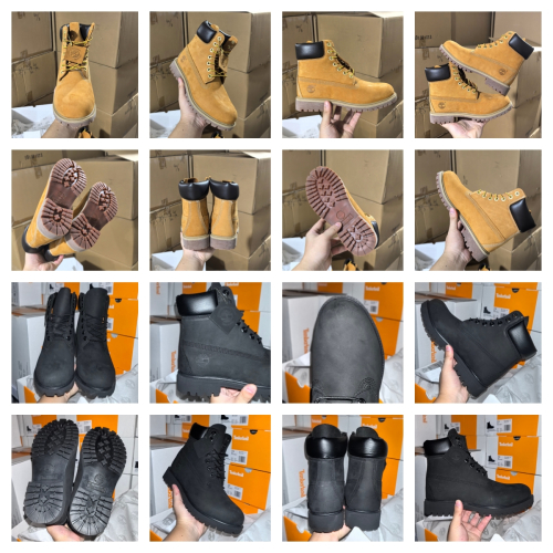 Timberland's classic yellow boots