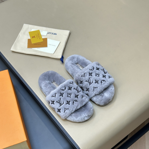 LV woolen slippers