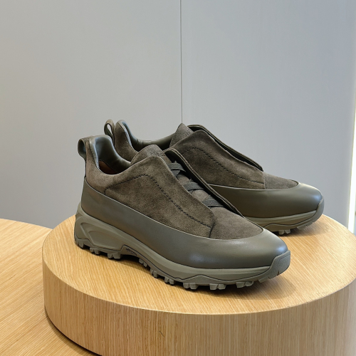 ZEGN Triple Stitch sneakers