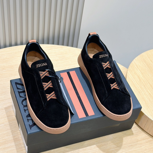 ZEGN Triple Stitch sneakers