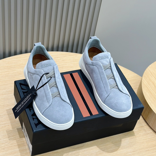 ZEGN Triple Stitch sneakers