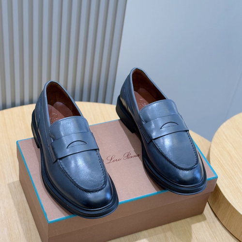 LP men's loafers leather shoes