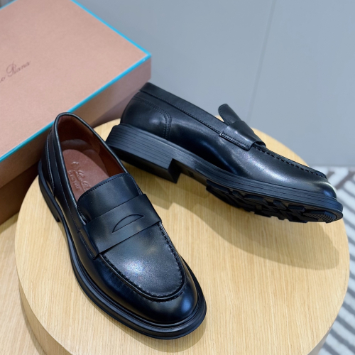 LP men's loafers leather shoes