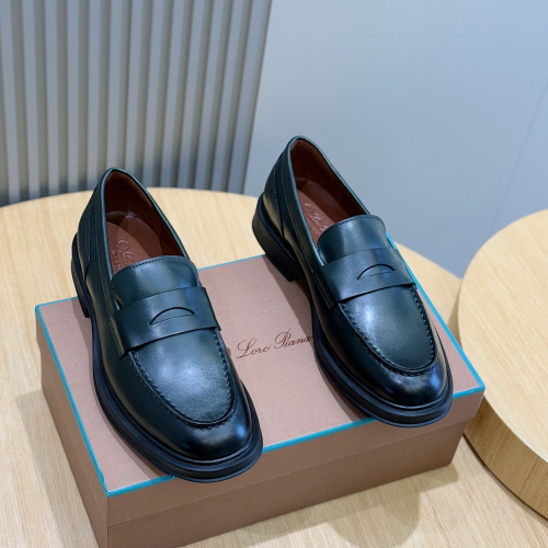 LP men's loafers leather shoes