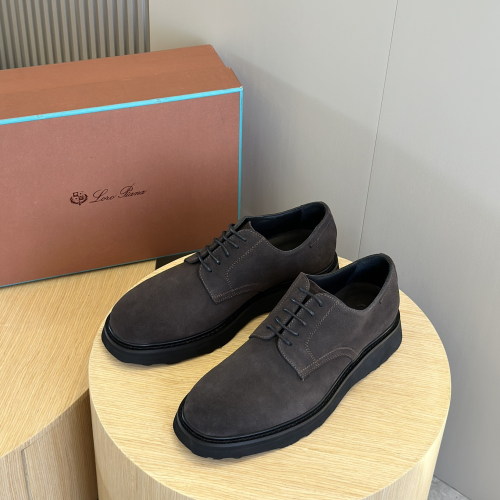 LP men's loafers leather shoes