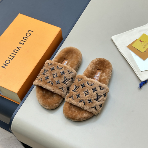 LV woolen slippers