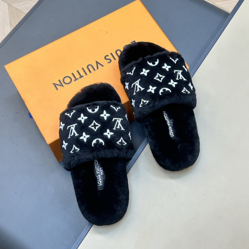 LV woolen slippers