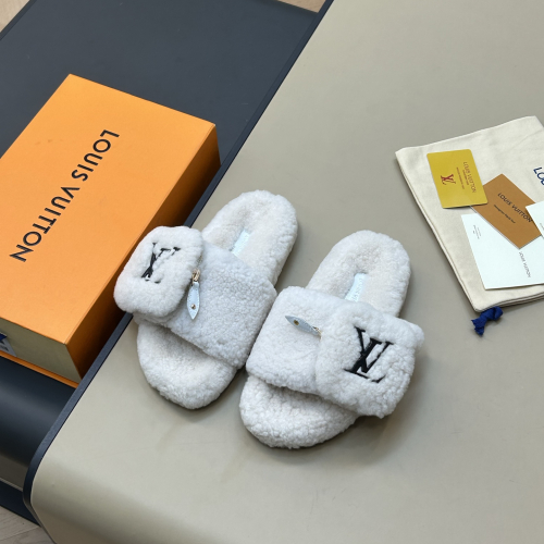 LV woolen slippers