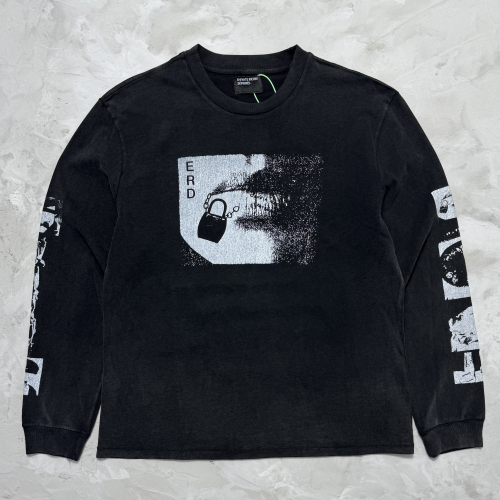 Various Graphic Print Long Sleeve Sweatshirts in Black, White, and Grey