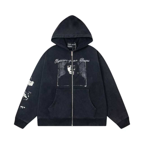 Various Hoodies in Different Colors and Styles