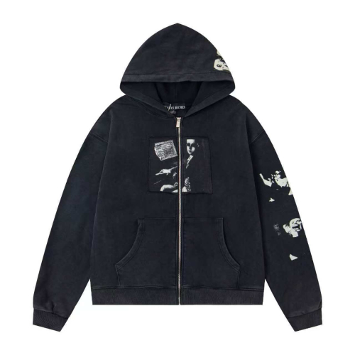 Various Hoodies in Different Colors and Styles