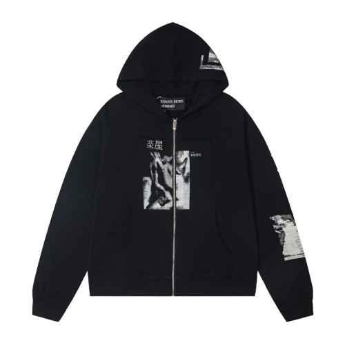 Various Hoodies in Different Colors and Styles