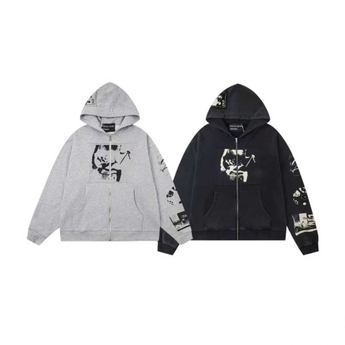 Various Hoodies in Different Colors and Styles