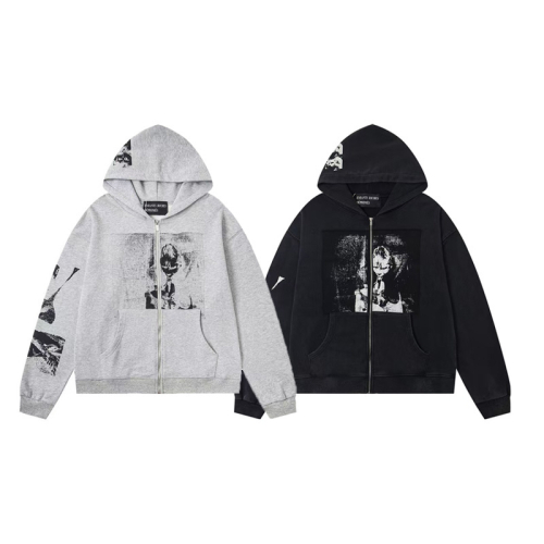 Various Hoodies in Different Colors and Styles