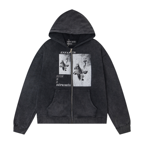 Various Hoodies in Different Colors and Styles