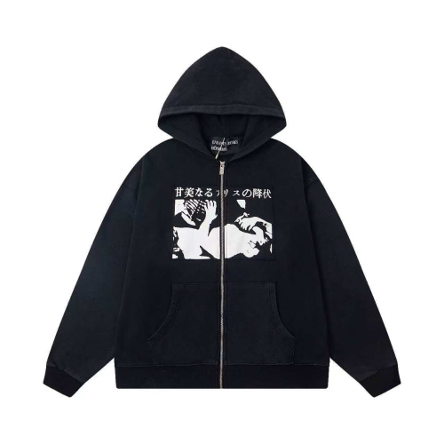 Various Hoodies in Different Colors and Styles