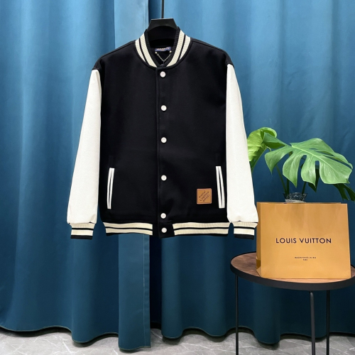 Louis Vuitton Black Letterman Jacket