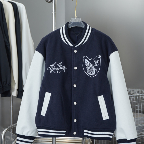 Louis Vuitton Black Letterman Jacket