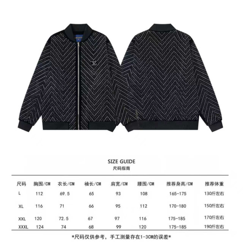 Louis V1uitton Black Letterman Jacket