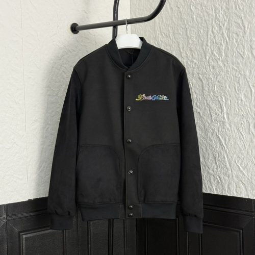 Louis Vuitton Black Letterman Jacket
