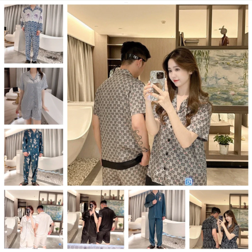 'Patterned Short Sleeve Pajama Set'