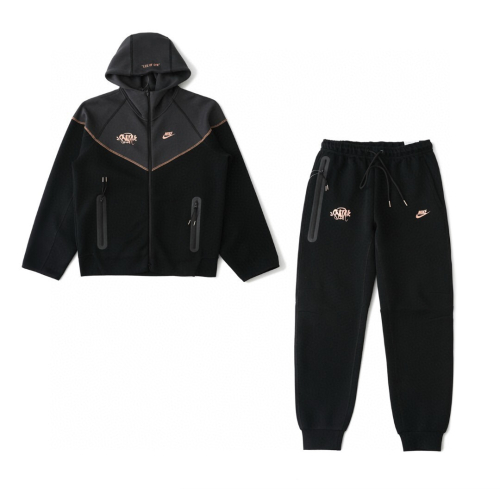Nike Black Tech Fleece Hoodie and Pants Set