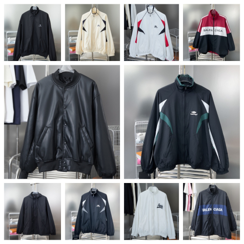 Balenciaga Black Windbreaker Jacket