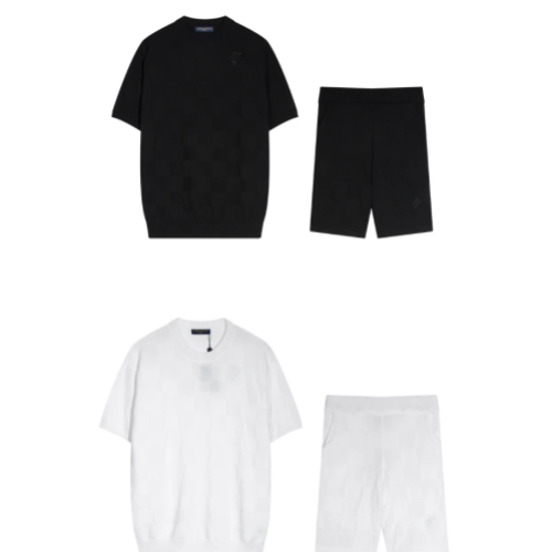 Louis Vuitton White Knit Set