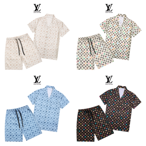 Louis Vuitton Monogram Short Sleeve Set
