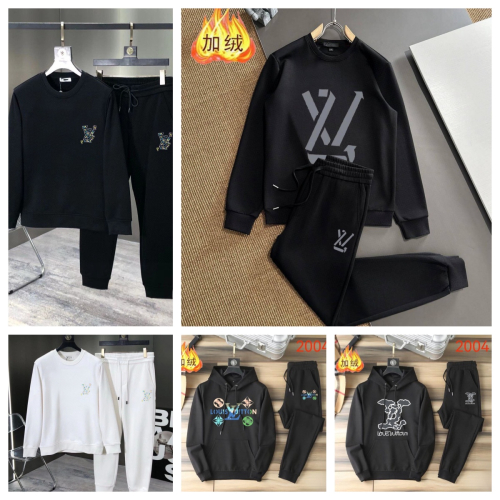 Louis Vuitton Black Track Suit Set