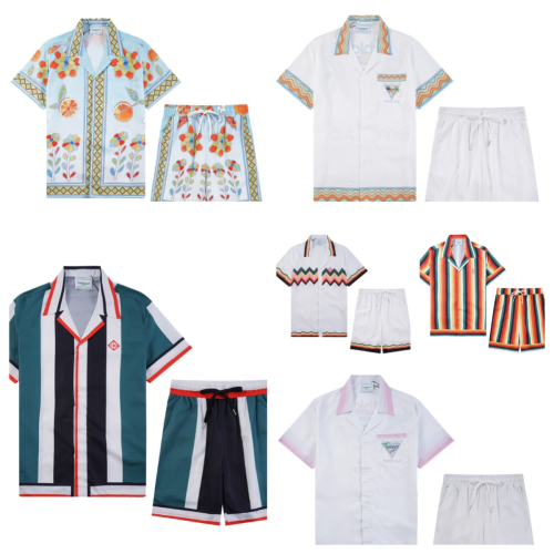 Galdoon White Short Sleeve Shirt and Shorts Set